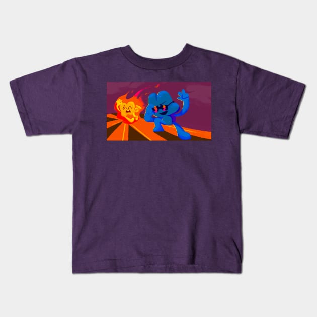 IT BURNS BURNS BURNS Kids T-Shirt by MsBonnie